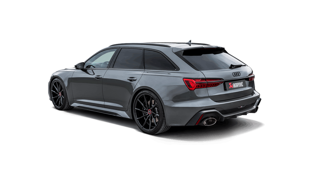 C8 RS6 / RS7 Carbon Rear Diffuser - Gloss