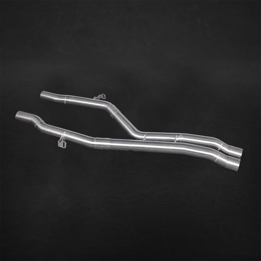 BMW M2 Competition/CS (F87) - Valved Exhaust, MidSilencer/OPF Spare + Wicrom Tips (OE Actuators)