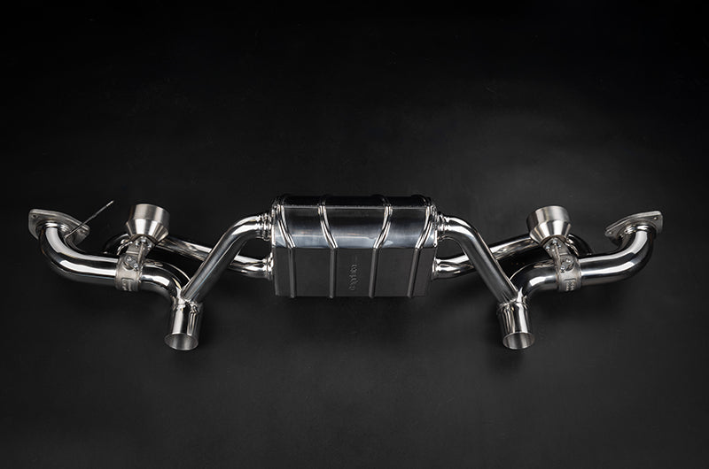 Porsche 718 GT4RS - Valved Muffler (OEM Tips)
