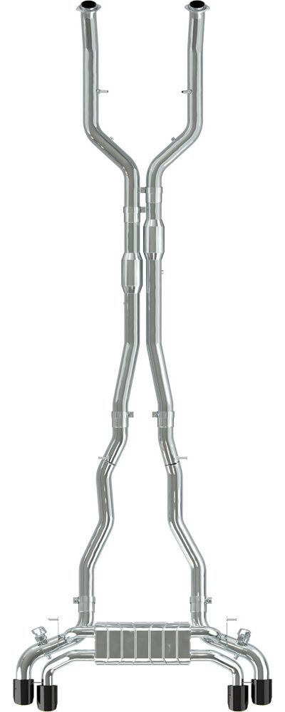 Capristo BMW M5 (G90/G99) - Valved Exhaust, MidSilencer Spares, 200 Cell OPF + Wicrom Tips (OE Actuators)