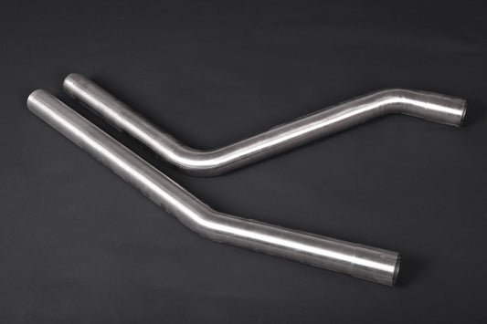 Porsche 958.1 Cayenne V8 GTS - Valved Exhaust w Mid-Silencer Spare Pipes (CES3)