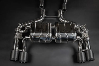 BMW M2 Competition/CS (F87) - Valved Exhaust, MidSilencer/OPF Spare + Wicrom Tips (OE Actuators)