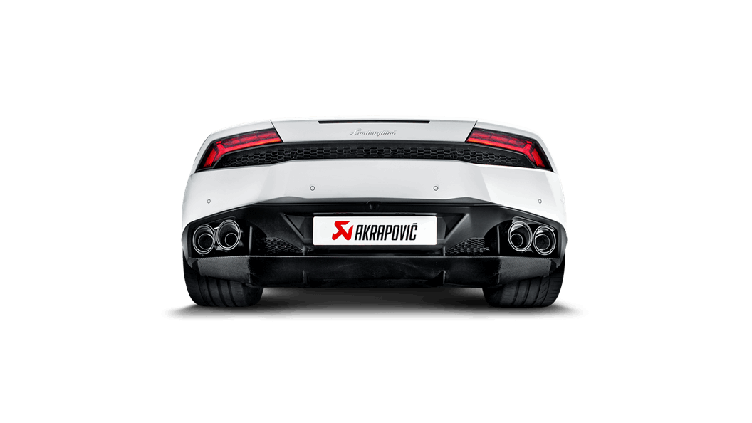 Huracan LP 610-4 Coupe / Spyder Slip-On Exhaust System w/ Carbon Tail Pipe Set (Titanium)