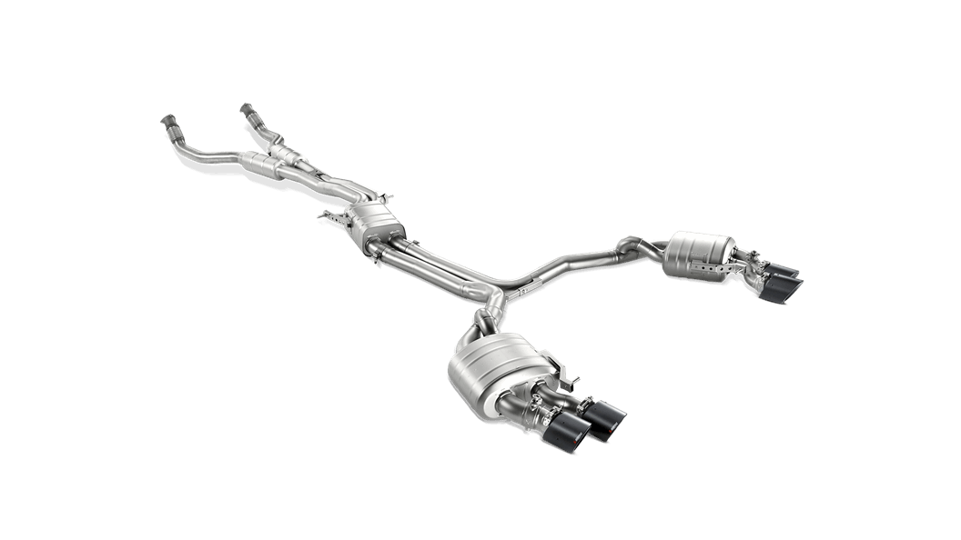 Audi C7 S6 Avant/Limousine Evolution Exhaust System w/ Carbon Tips (Titanium)