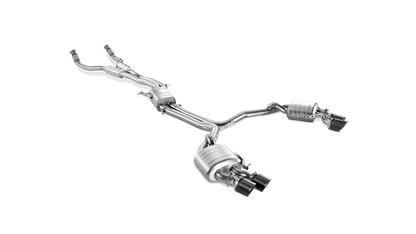 Audi C7 S7 Sportback Evolution Exhaust System w/ Carbon Tips (Titanium)