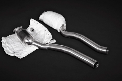 Ferrari F12/812 Superfast - Sport Cat Downpipes + Heat Protection
