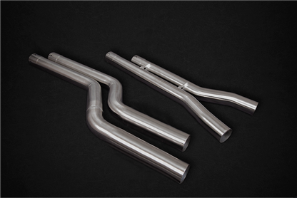 BMW X5/6M (G05/06) - Exhaust System, OPF Spare MidPipes + Carbon Tips (OE Actuators)