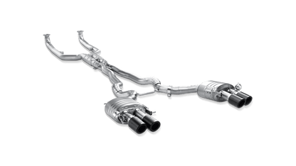 F12 / F13 M6 Evolution Exhaust System w/ Carbon Tail Pipe Set (Titanium)
