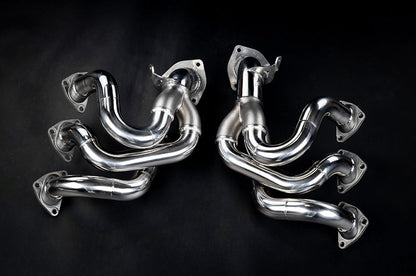 Porsche 718 GT4RS - SET: Valved Muffler, 100 Cell OPF Replacement, Performance Headers + Wicrom Tips