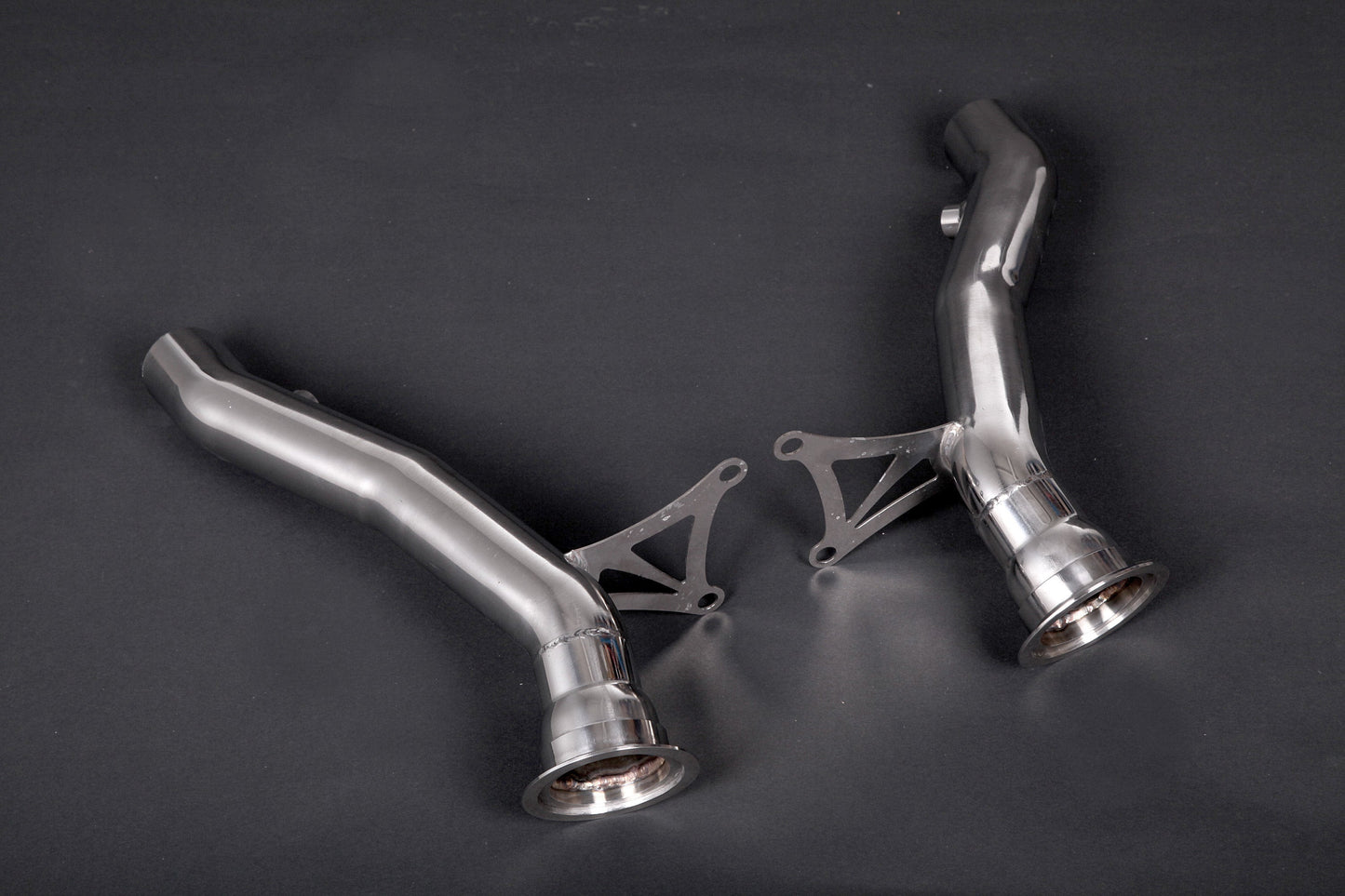 Ferrari 458 - Cat Spare Pipes + Heat Protection