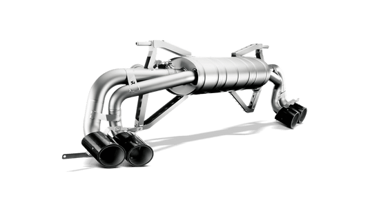 Gallardo LP 550-2  / 570-4 Coupe / Spyder Slip-On Exhaust System w/ Carbon Tail Pipe Set (Titanium)