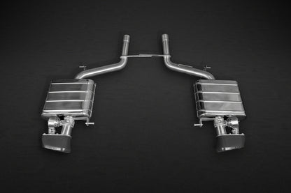 BMW 550i (F10) - ECE Valved Mufflers + Ceramic Tips (CES3)