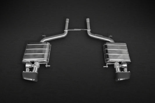BMW 550i (F10) - ECE Valved Mufflers + Ceramic Tips (CES3)