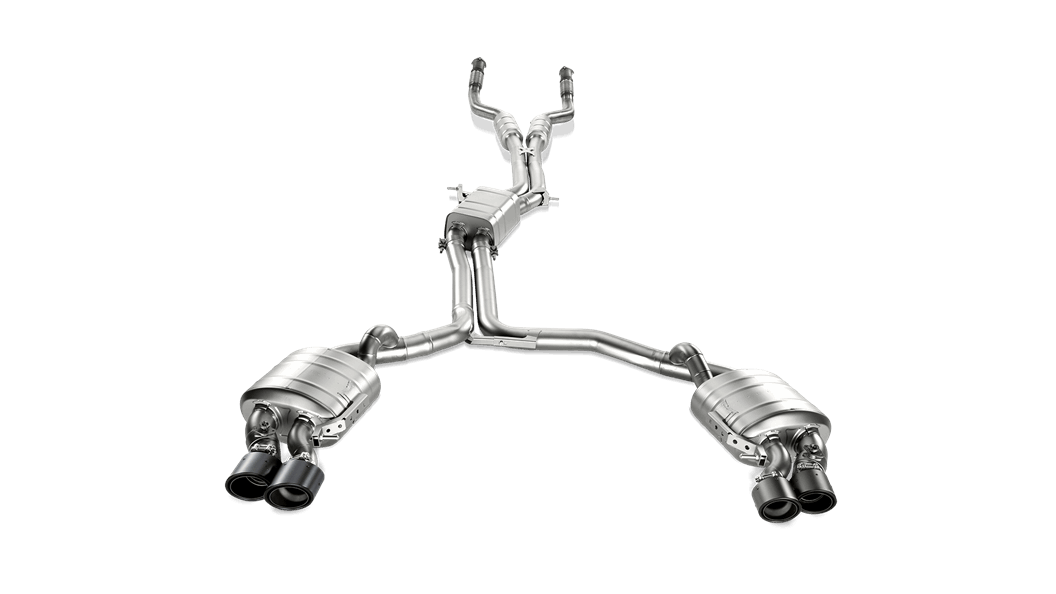Audi C7 S6 Avant/Limousine Evolution Exhaust System w/ Carbon Tips (Titanium)