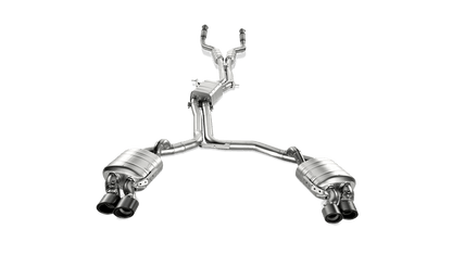 Audi C7 S6 Avant/Limousine Evolution Exhaust System w/ Carbon Tips (Titanium)