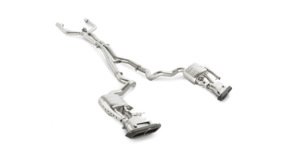 W205 / S205 AMG C63 Evolution Exhaust System w/ Carbon Tips (Titanium)