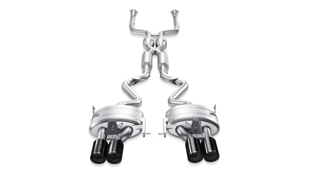 E92 / E93 M3 Evolution Exhaust System w/ Carbon Tail Pipe Set (Titanium)