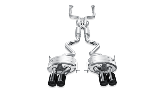 E92 / E93 M3 Evolution Exhaust System w/ Carbon Tail Pipe Set (Titanium)