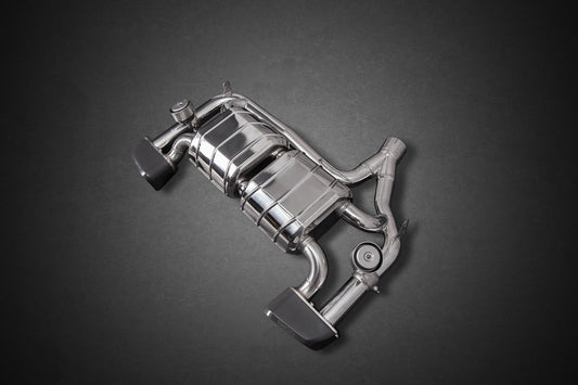 BMW 435i - Valved Exhaust with Middle Silencer Spare Pipes and Skirt Diffuser (CES3)