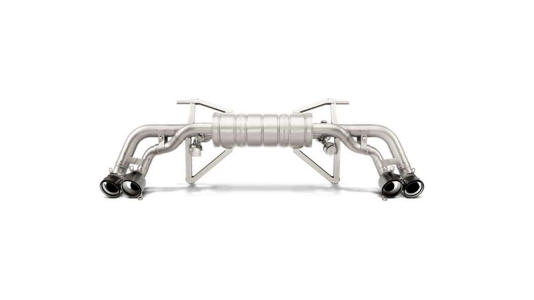 Huracan LP 610-4 Coupe / Spyder Slip-On Exhaust System w/ Carbon Tail Pipe Set (Titanium)