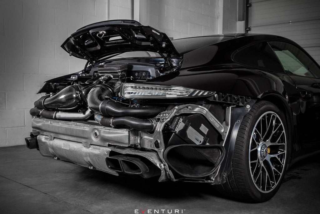 Eventuri Porsche 991 991.2 Turbo / Turbo S Black Carbon Intake System