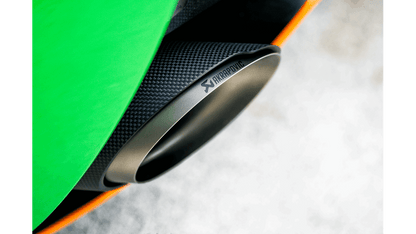 McLaren 540C / 570S Spider / 570GT Slip-On Exhaust System w/ Carbon Tail Pipe Set (Titanium)