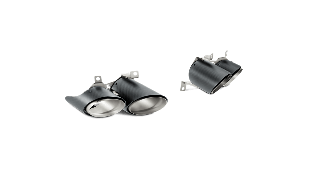 Huracan LP 610-4 Coupe / Spyder Slip-On Exhaust System w/ Carbon Tail Pipe Set (Titanium)