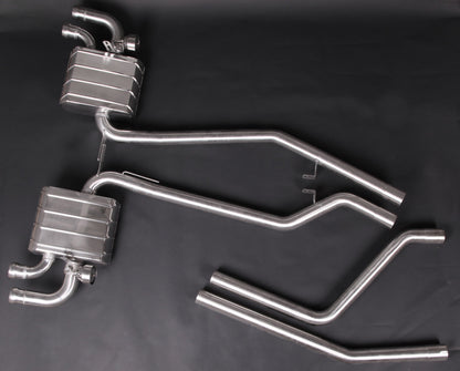 Porsche 958.1 Cayenne Turbo/S ('10-14) - ECE Valved Exhaust + MidPipes (CES3)