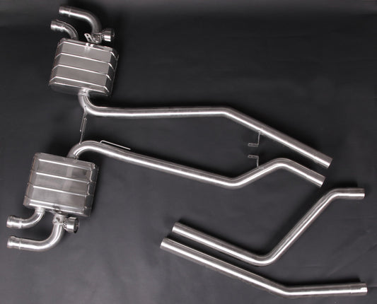Porsche 958.1 Cayenne Turbo/S ('10-14) - ECE Valved Exhaust + MidPipes (CES3)