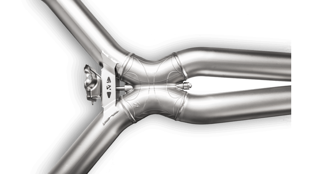 C205 AMG C63 Coupe Evolution Exhaust System w/ Carbon Tips (Titanium)