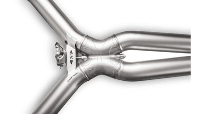 C205 AMG C63 Coupe Evolution Exhaust System w/ Carbon Tips (Titanium)