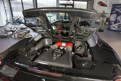 Ferrari 458 Spider - Carbon Fiber + Glass Bonnet