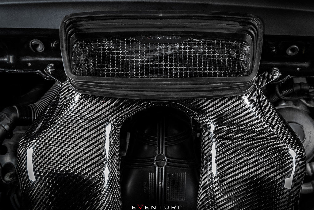 Eventuri Porsche 991 991.2 Turbo / Turbo S Black Carbon Intake System