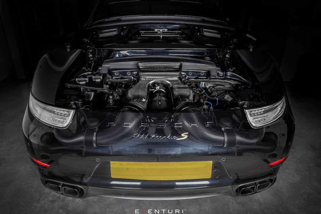 Eventuri Porsche 991 991.2 Turbo / Turbo S Black Carbon Intake System