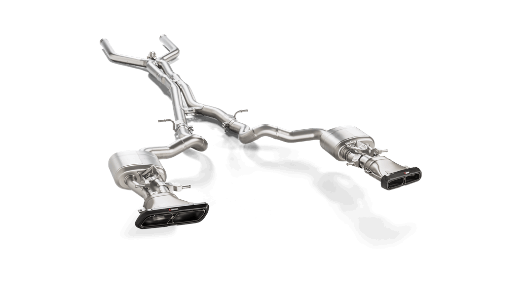 W213 AMG E63 / E63S Evolution Exhaust System w/ Carbon Tips (Titanium)