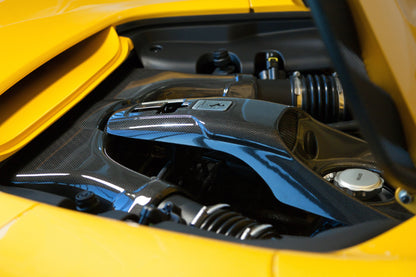 Ferrari 488 - Carbon Fiber Airbox + Lock Cover (Set)