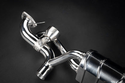 Porsche 718 GT4RS - Valved Muffler + Slanted Wicrom Tips (for PSE)