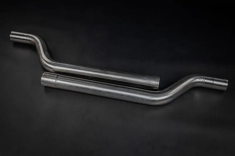 BMW M5 (F90) - Valved Exhaust, PreSilencer Spare Pipes + Wicrom Tips (CES3)