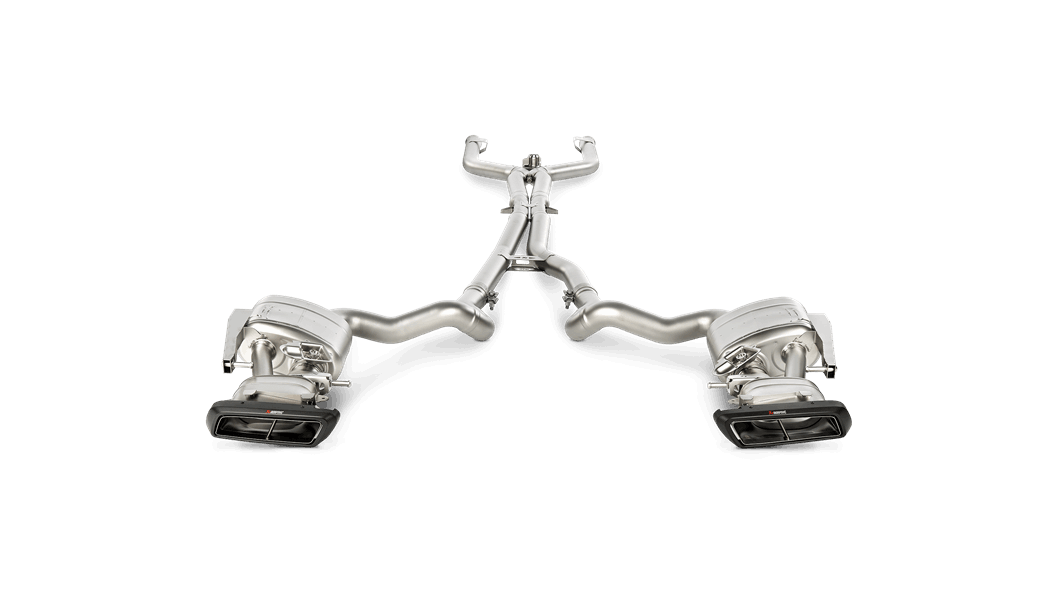 W205 / S205 AMG C63 Evolution Exhaust System w/ Carbon Tips (Titanium)