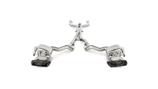 W205 / S205 AMG C63 Evolution Exhaust System w/ Carbon Tips (Titanium)