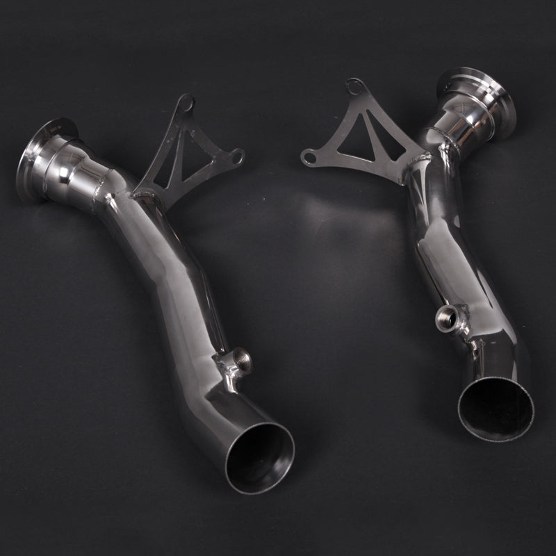 Ferrari 458 - Cat Spare Pipes + Heat Protection
