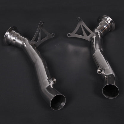 Ferrari 458 - Cat Spare Pipes + Heat Protection