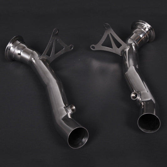 Ferrari 458 - Cat Spare Pipes + Heat Protection