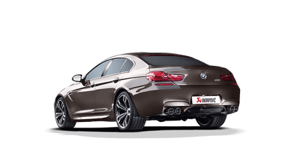 F06 M6 Evolution Exhaust System w/ Carbon Tail Pipe Set (Titanium)