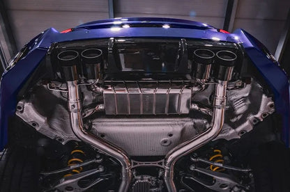 BMW M2 (G87) - Valved Exhaust, MidSilencer Spare, 200 Cell OPF + Wicrom Tips (OE Actuators)