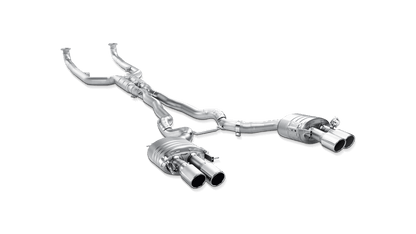 F12 / F13 M6 Evolution Exhaust System w/ Carbon Tail Pipe Set (Titanium)