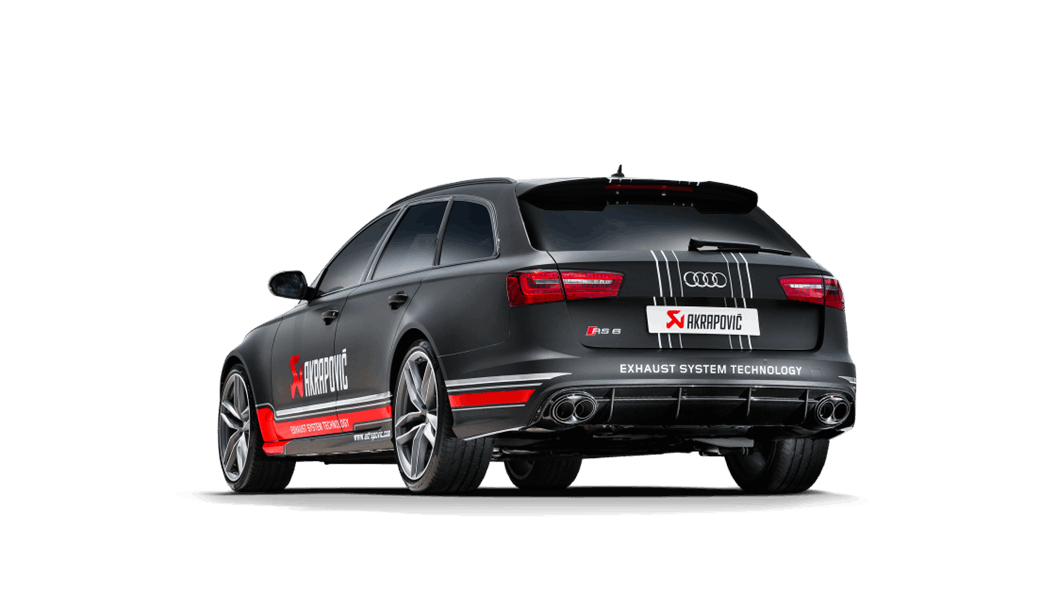 Audi C7 RS6 Avant Evolution Exhaust System w/ Carbon Tips (Titanium)