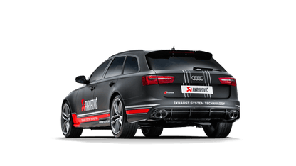 Audi C7 RS6 Avant Evolution Exhaust System w/ Carbon Tips (Titanium)