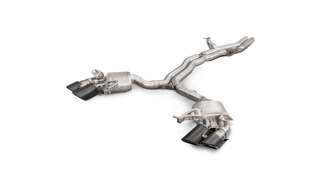 95B Macan Turbo Evolution Exhaust System (Titanium) w/ Tip Set