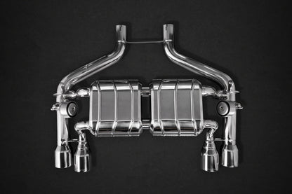 BMW M2 (F87) - ECE Valved Exhaust, MidSilencer Spare, + Carbon Tips (CES3)